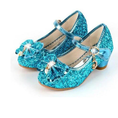 Blaue Glitzer Schuhe Mädchen