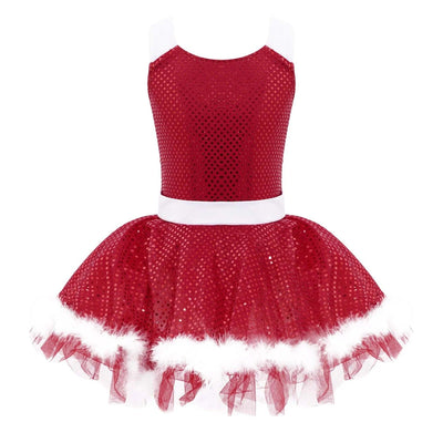Rotes Kleid Mädchen Weihnachten