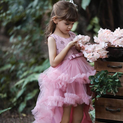 Prinzessin kleid kinder pink 