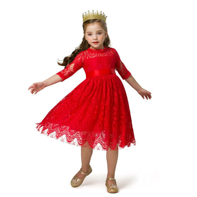 Prinzessin kleid rot 
