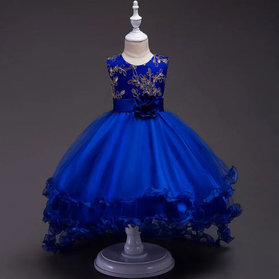 Prinzessin Kleid Blau Kinder