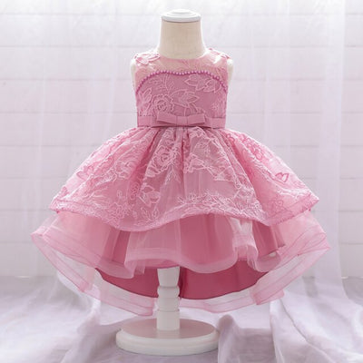 Baby kleid hochzeit rosa 