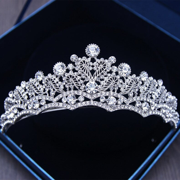 Prinzessinnen-Krone Mit Schmetterling & Strass – Silbernes Stirnband Für Hochzeit, Party & Besondere Anlässe