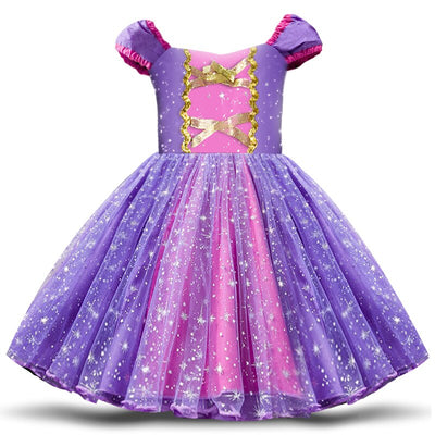 Prinzessin kleid mädchen karneval 