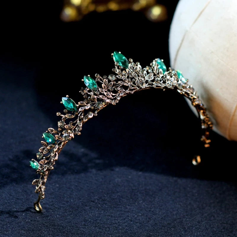 Prinzessin Krone Mit Tüllschleife - Blaue Tiara Für Mädchen & Damen